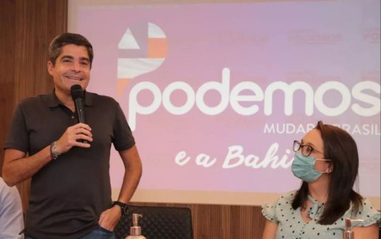 Podemos anuncia apoio à pré-candidatura de ACM Neto ao governo da Bahia