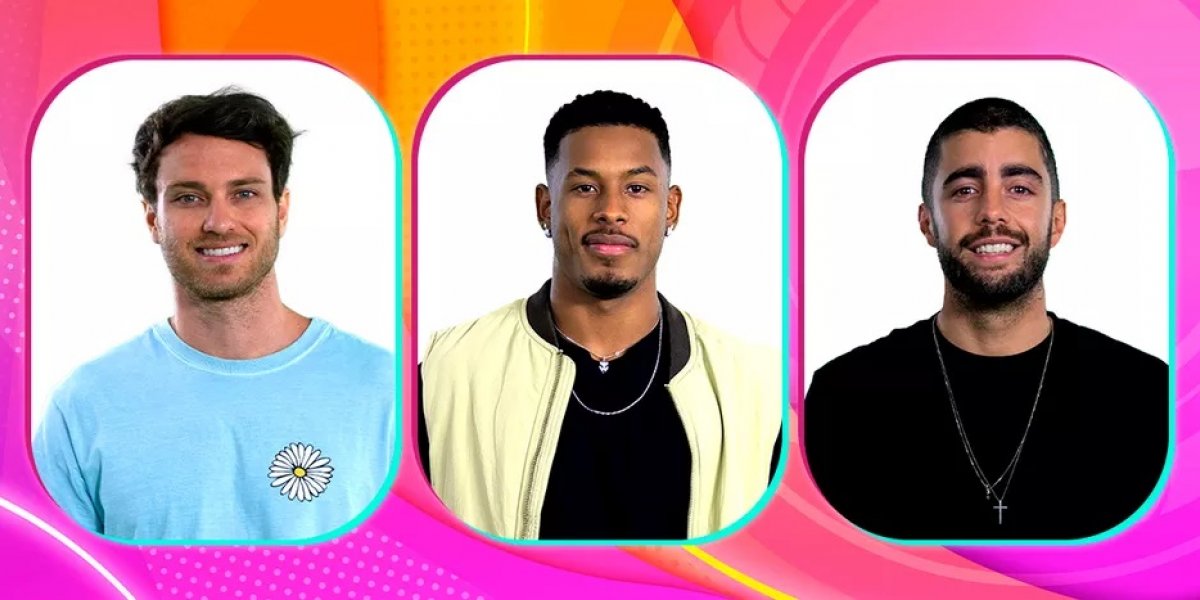 BBB 22: Paulo André, Pedro Scooby e Lucas estão no décimo paredão