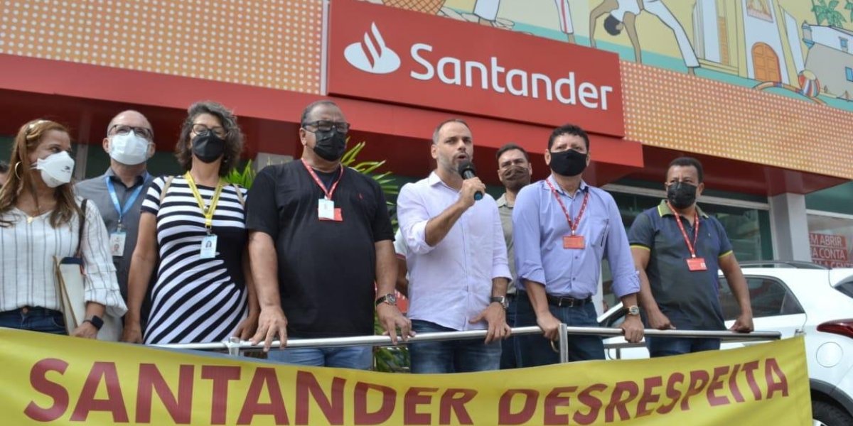 Assembleia: funcionários do Santander paralisam atividades nesta terça (29)