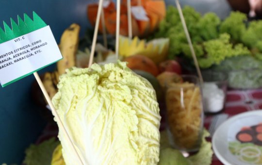 Escola municipal do Bairro da Paz oferece aula de aproveitamento de alimentos