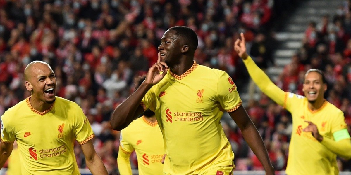 Liverpool vence Benfica e está perto de vaga na semifinal da Liga dos Campeões