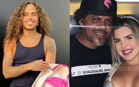 Vitão é visto com influencer que beijou morador de rua em festa