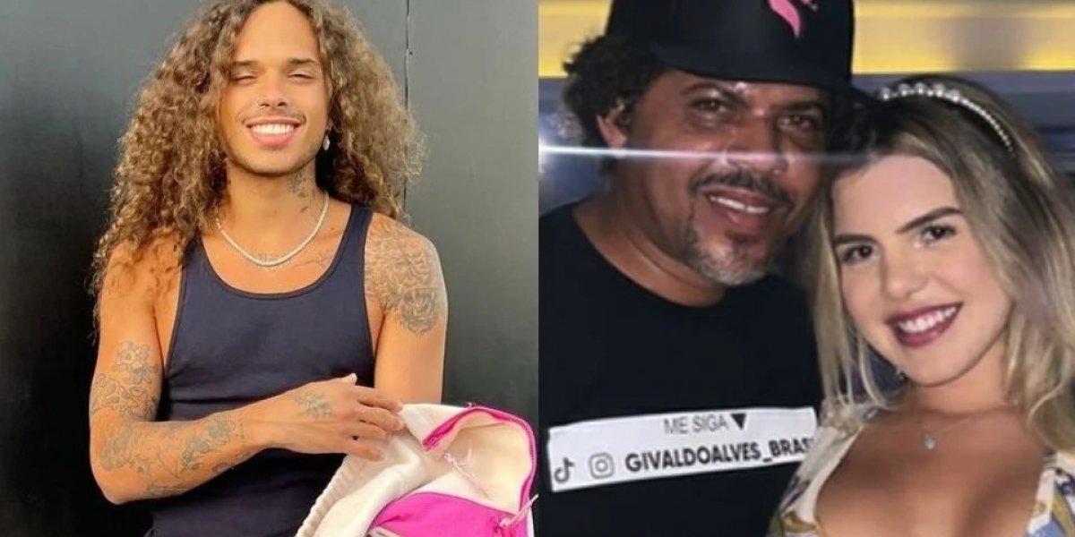 Vitão é visto com influencer que beijou morador de rua em festa