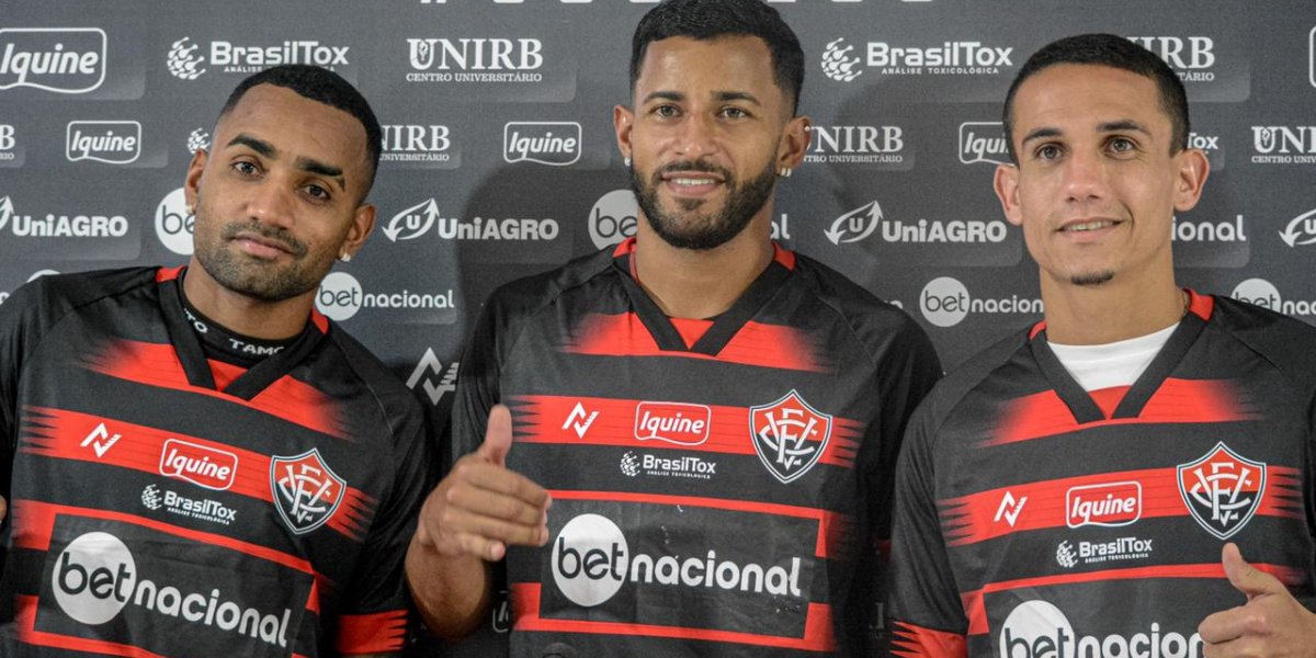 Trio do Atlético de Alagoinhas é apresentado no Barradão