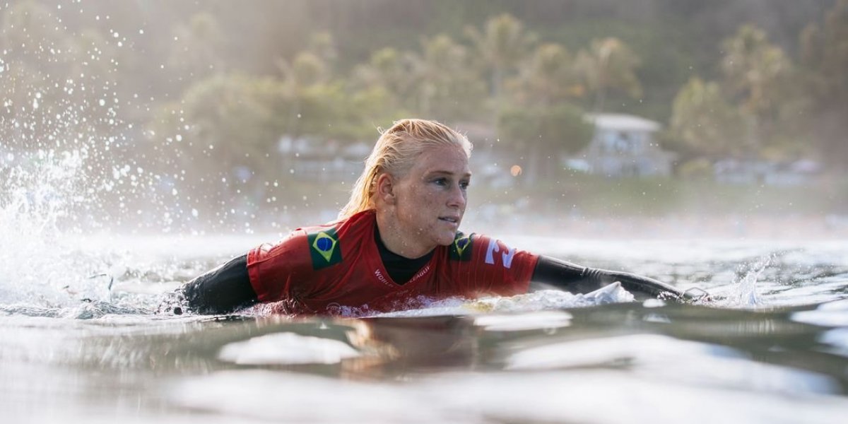 Mundial de surfe: Tatiana Weston-Webb é eliminada em Bells Beach