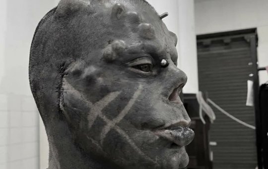 "Diabão" soma mais de 60 modificações corporais e retira resto de orelhas