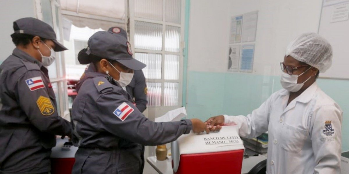 ‘Bombeiro Amigo do Peito’ incentiva a doação de leite materno na Bahia