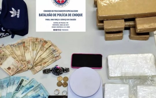 Homem é preso com 10 kg de maconha e cocaína no bairro do Novo Horizonte