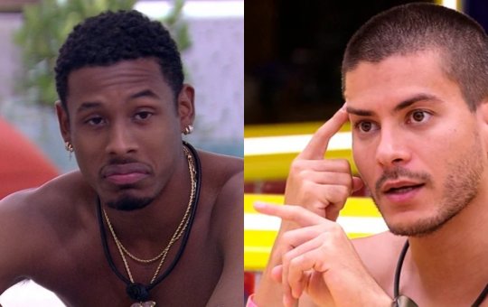 Arthur Aguiar e Paulo André se estranham durante show no BBB22