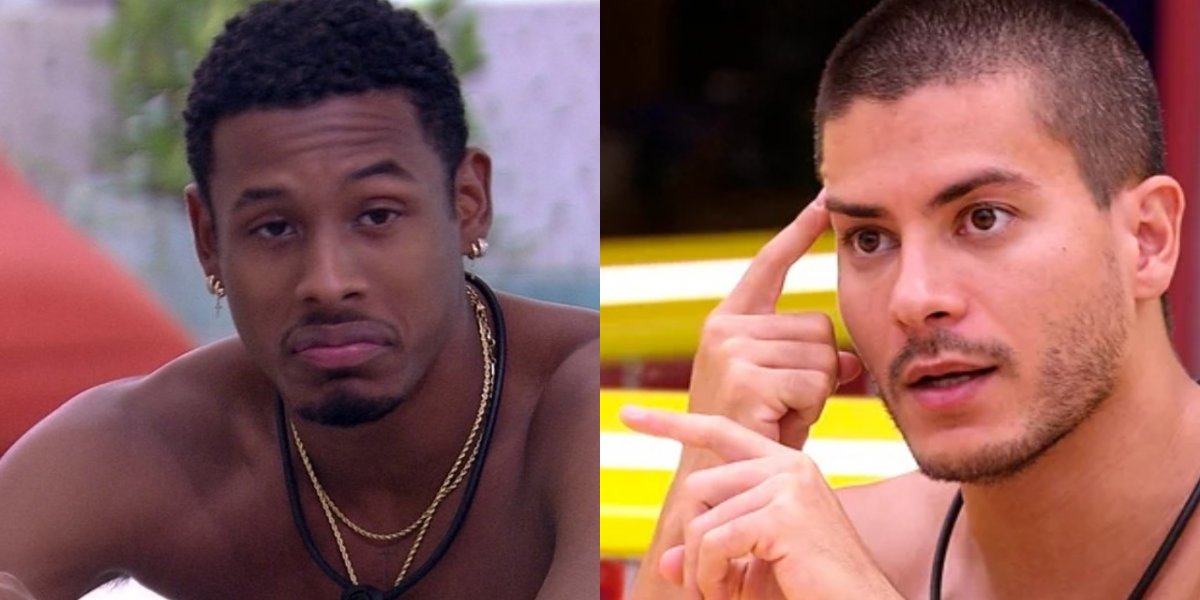 Arthur Aguiar e Paulo André se estranham durante show no BBB22