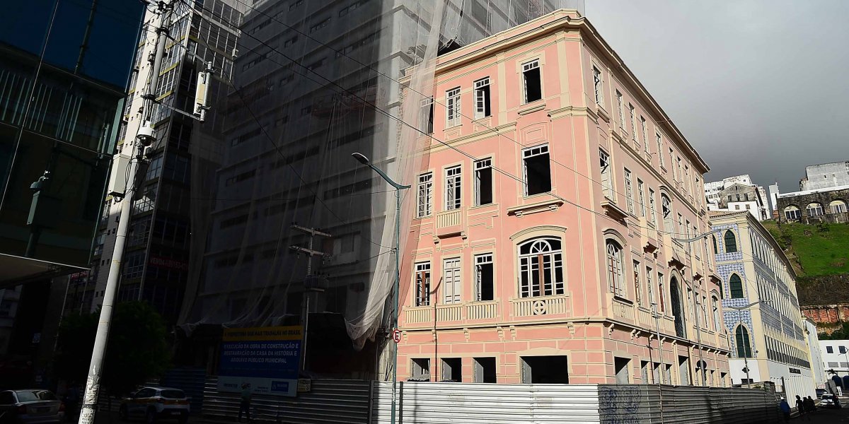 Obras do Arquivo Público Municipal e Casa da História estão 70% concluídas