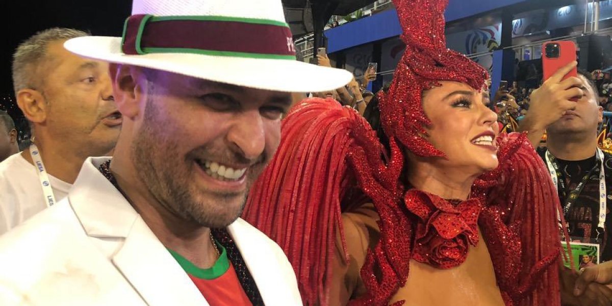 Paolla Oliveira vibra com título da Grande Rio: "Laroyê, Exu!"