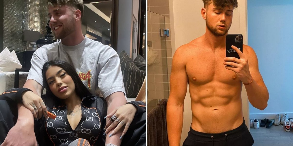 Após fim de casamento, MC Mirella surge de mãos dadas com australiano