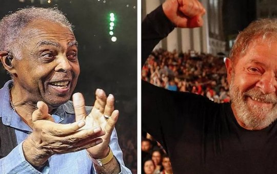 Show de Gilberto Gil em Salvador têm gritos de apoio a Lula