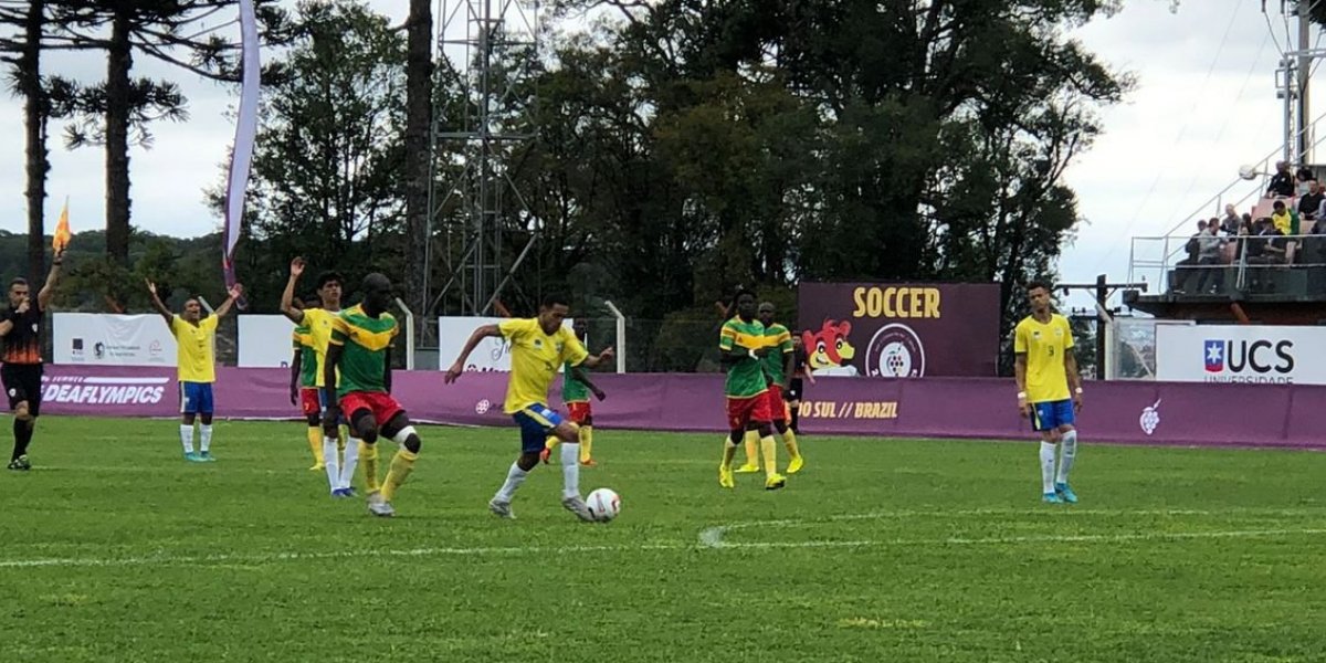 Brasil é surpreendido por Camarões na estreia da Surdolimpíada