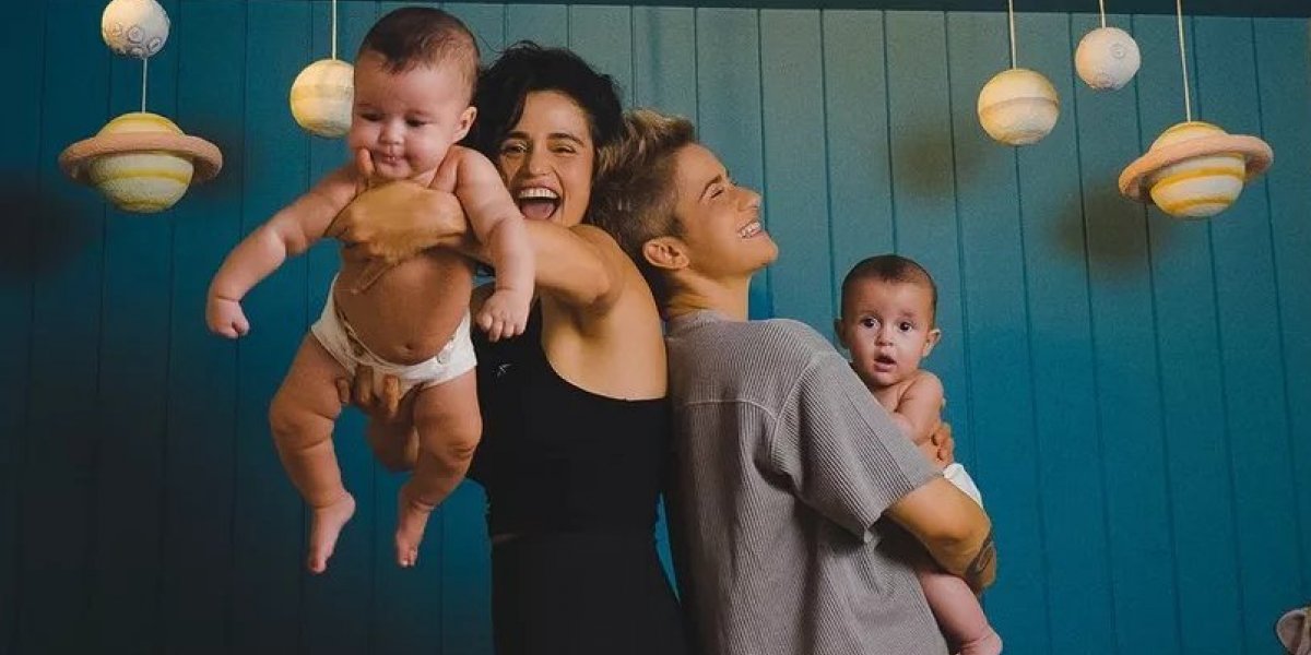 Nanda Costa e Lan Lanh comemoram 1° Dia Das Mães