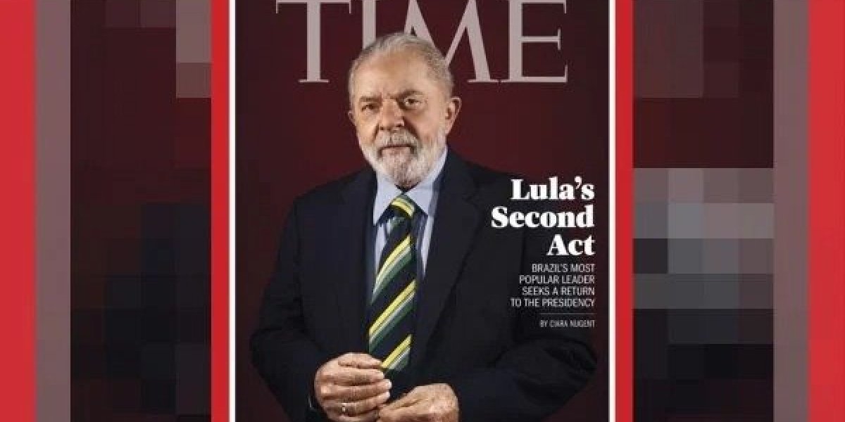 Lula concede entrevista e aparece em capa da revista norte-americana "Time"
