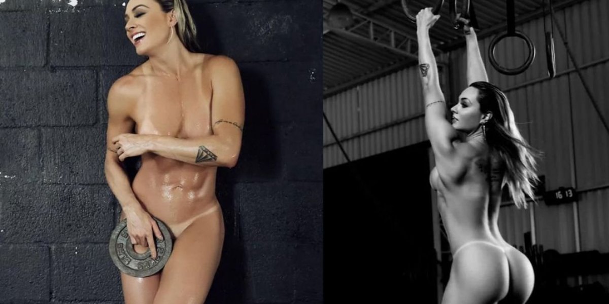 Juju Salimeni aparece nua em ensaio sensual em academia "um dos meus preferidos"