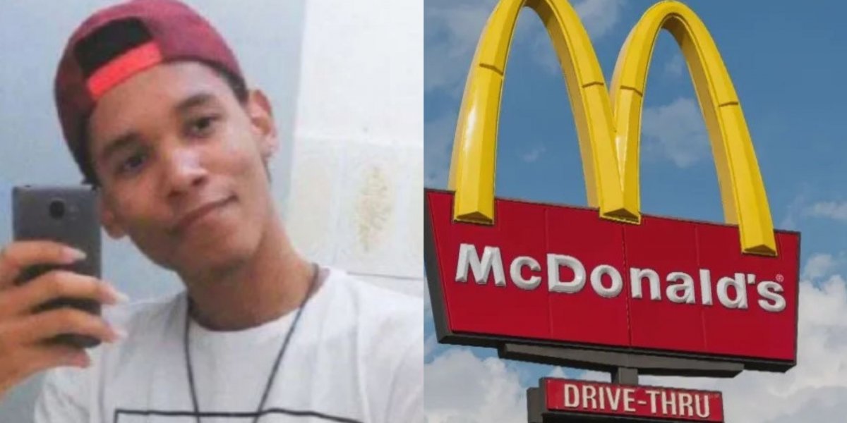 Aos 21 anos, atendente do McDonald's é baleado por cliente no Rio de Janeiro