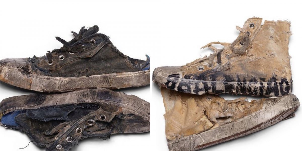 Marca vira meme após lançar tênis rasgado e surrado; Veja a repercussão