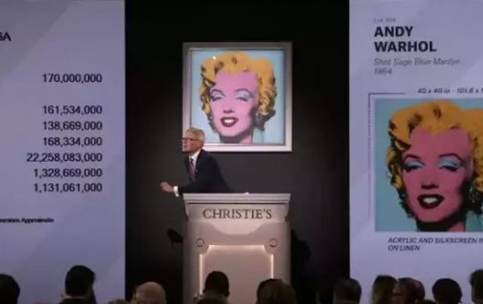 Retrato de Marilyn Monroe é leiloado por quase R$ 1 bilhão de reais