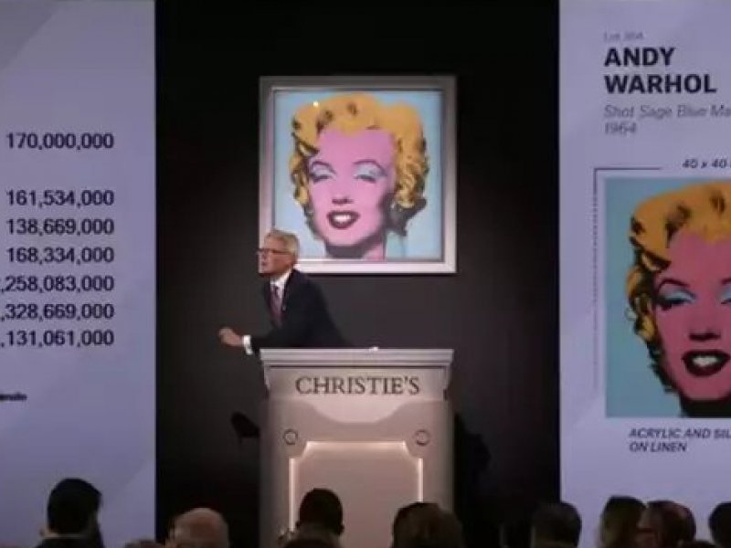 Retrato de Marilyn Monroe é leiloado por quase R$ 1 bilhão de reais 