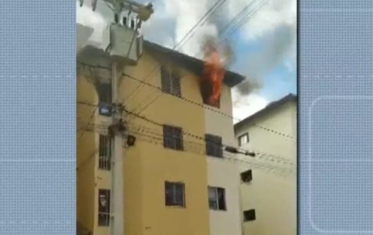 Criança de 3 anos salva a tia em Juazeiro, após identificar fogo em apartamento