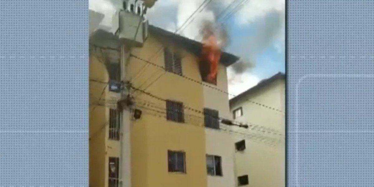 Criança de 3 anos salva a tia em Juazeiro, após identificar fogo em apartamento