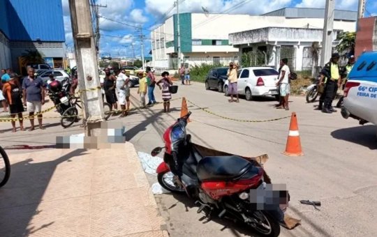 Duas mulheres morrem ao tentar escapar de assalto em Feira de Santana