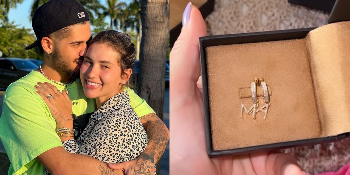 Virgínia Fonseca presenteia Zé Felipe com brincos de diamante; confira o valor