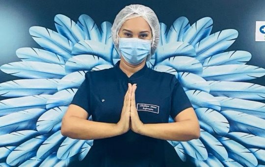 Na Semana da Enfermagem, profissionais do Hospital Espanhol ganham homenagem