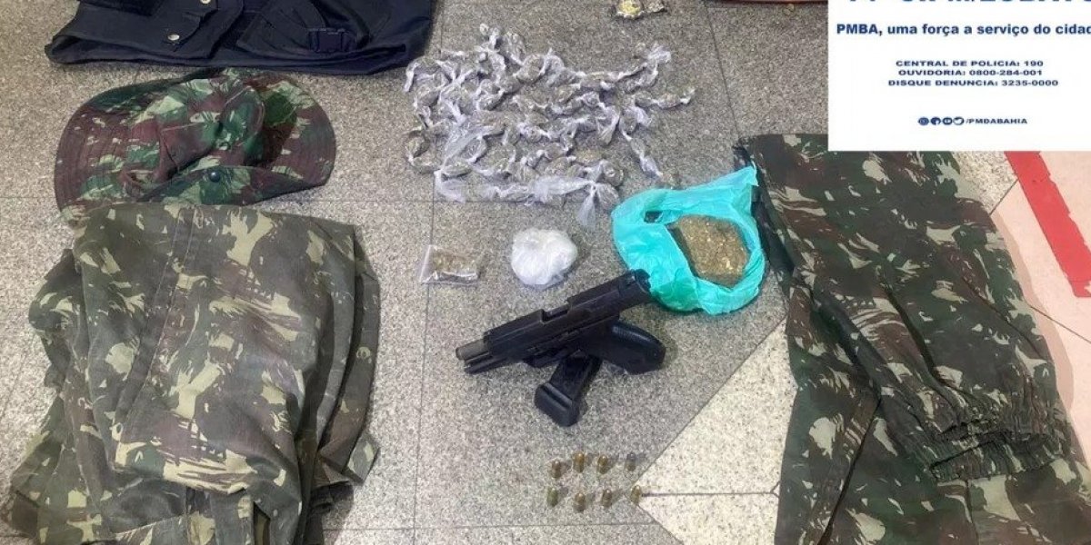 Homem morre e outros dois são presos em ação policial no subúrbio ferroviário