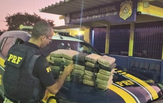 Homem é preso com 32,7 Kg  de cloridrato de cocaína em Senhor do Bonfim