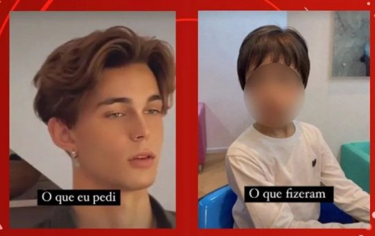 Influencer recebe ataques após postar revolta com corte de cabelo do filho