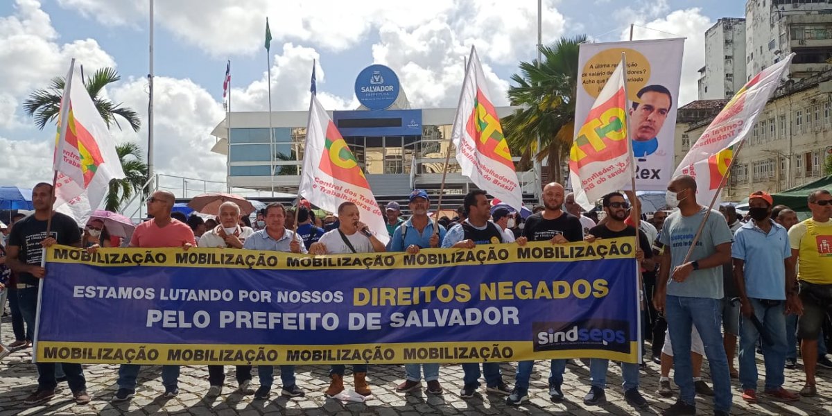Servidores municipais anunciam paralisação de até 72h em Salvador