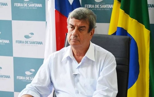 Colbert Martins, prefeito de Feira de Santana, é diagnosticado com Covid-19