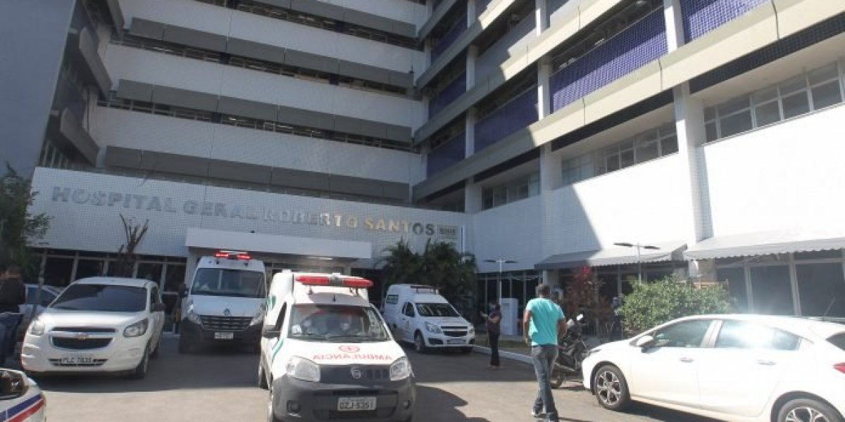 Tiro atinge janela do Hospital Roberto Santos, em Salvador