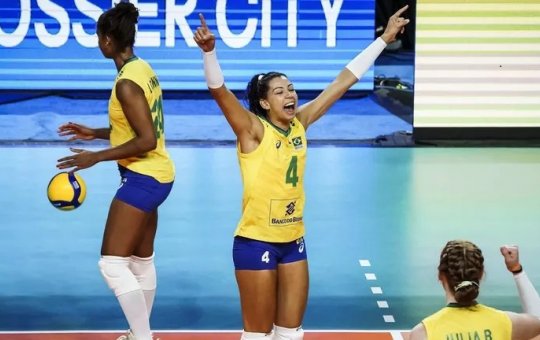 Liga das Nações de Vôlei: Brasil enfrenta a Rep. Dominicana nesta sexta (3)