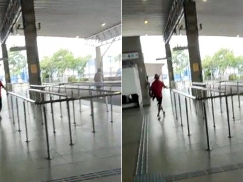 Torcedores do Vitória protagonizam briga na Estação Pirajá, no Metrô
