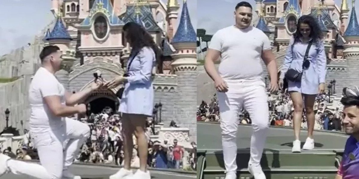 Funcionário interrompe pedido de casamento em parque da Disney em Paris