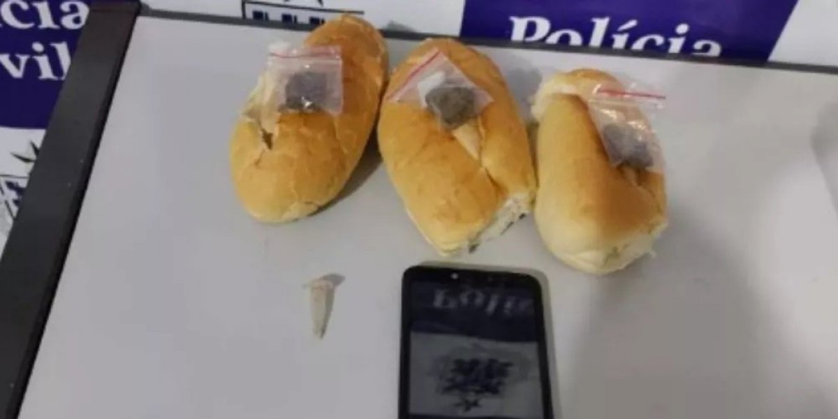 Homens usam pães como esconderijo de drogas no interior da Bahia
