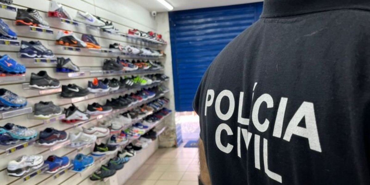 Polícia: mais de 4 mil pares de tênis falsificados são apreendidos na Bahia