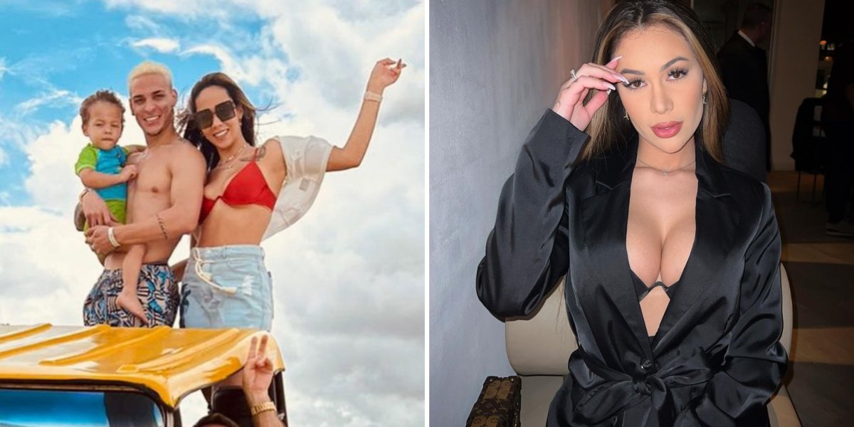 DJ Gabi Cavallin, amante do jogador Antony, do Ajax, está grávida de 11 meses