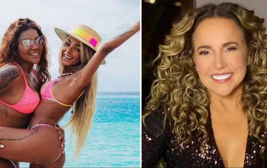 Daniela Mercury 'seca' Brunna Gonçalves e Ludmilla brinca "Eu te entendo mulher"