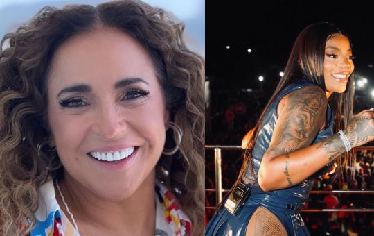 Após ser flagrada secando ex-BBB, Daniela Mercury e Ludmilla brincam na web