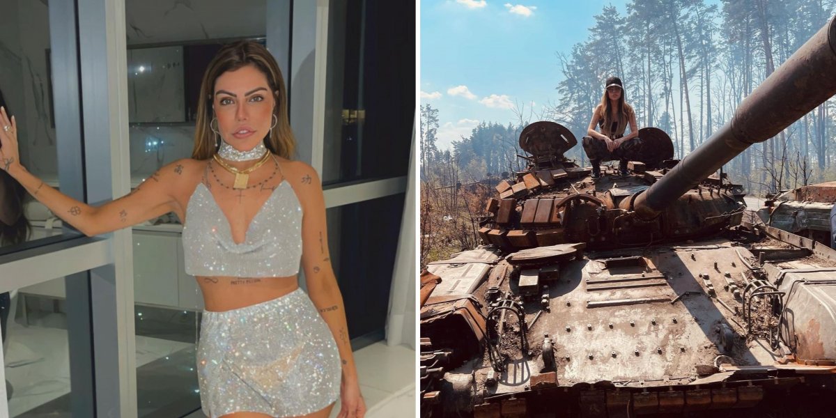 Ex- A Fazenda Liziane Gutierrez é ameaçada de morte por soldado russo