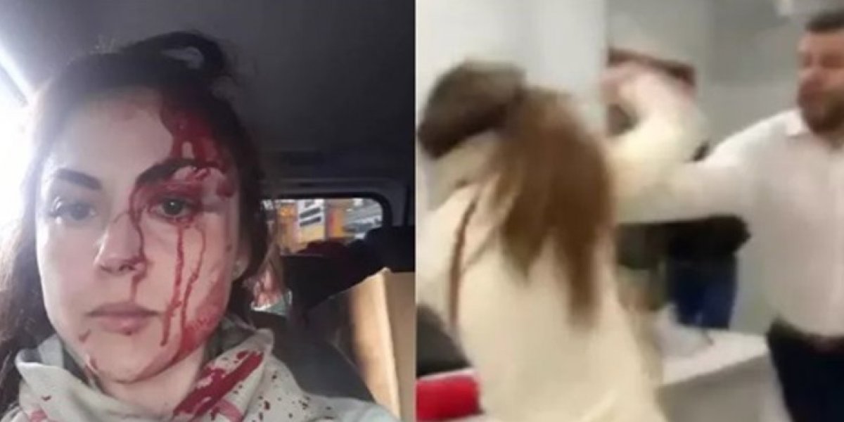 Vídeo: Procuradora é espancada por colega de trabalho