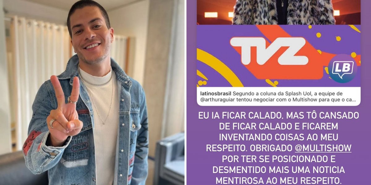Rumores de que Arthur Aguiar teria sido rejeitado pelo Multishow irritam o ator