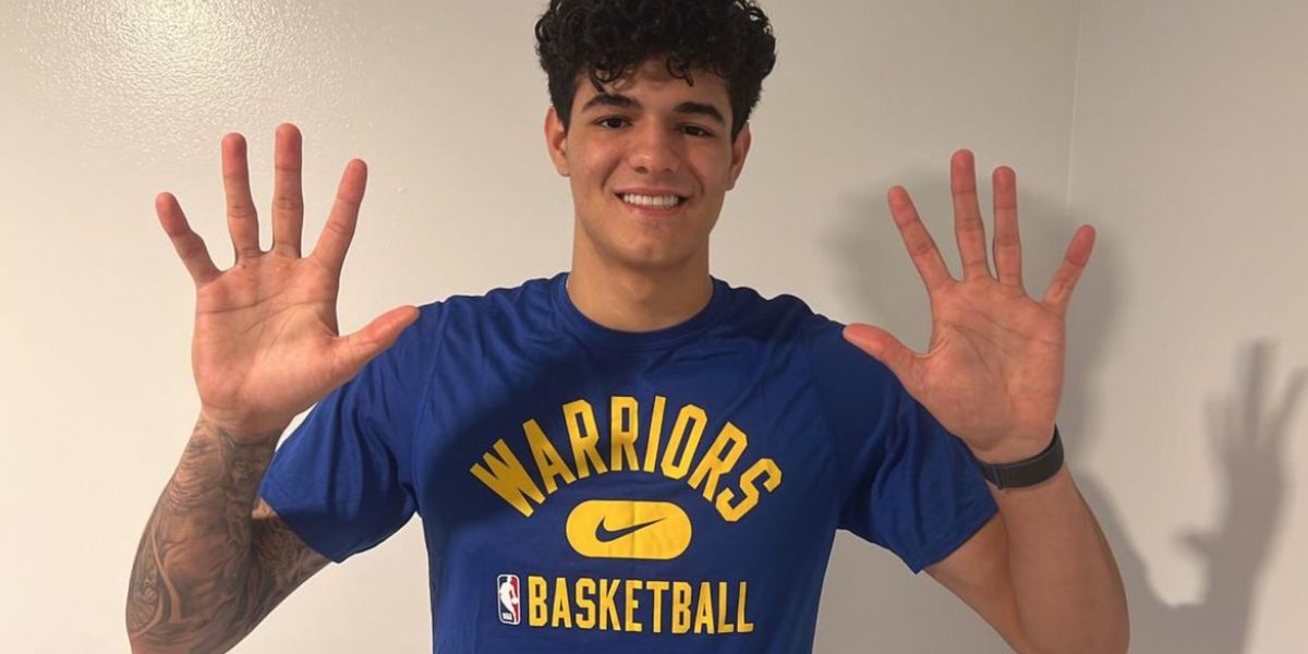 Gui Santos é selecionado pelo Warriors, atual campeão da NBA