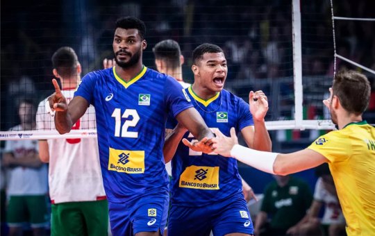 Seleção Brasileira vence Bulgária por 3 sets a 0
